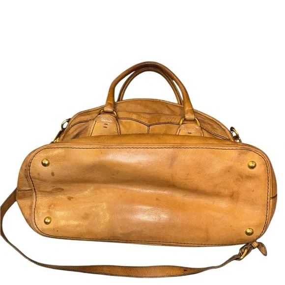 Prada Brown Leather 2-Way Bag